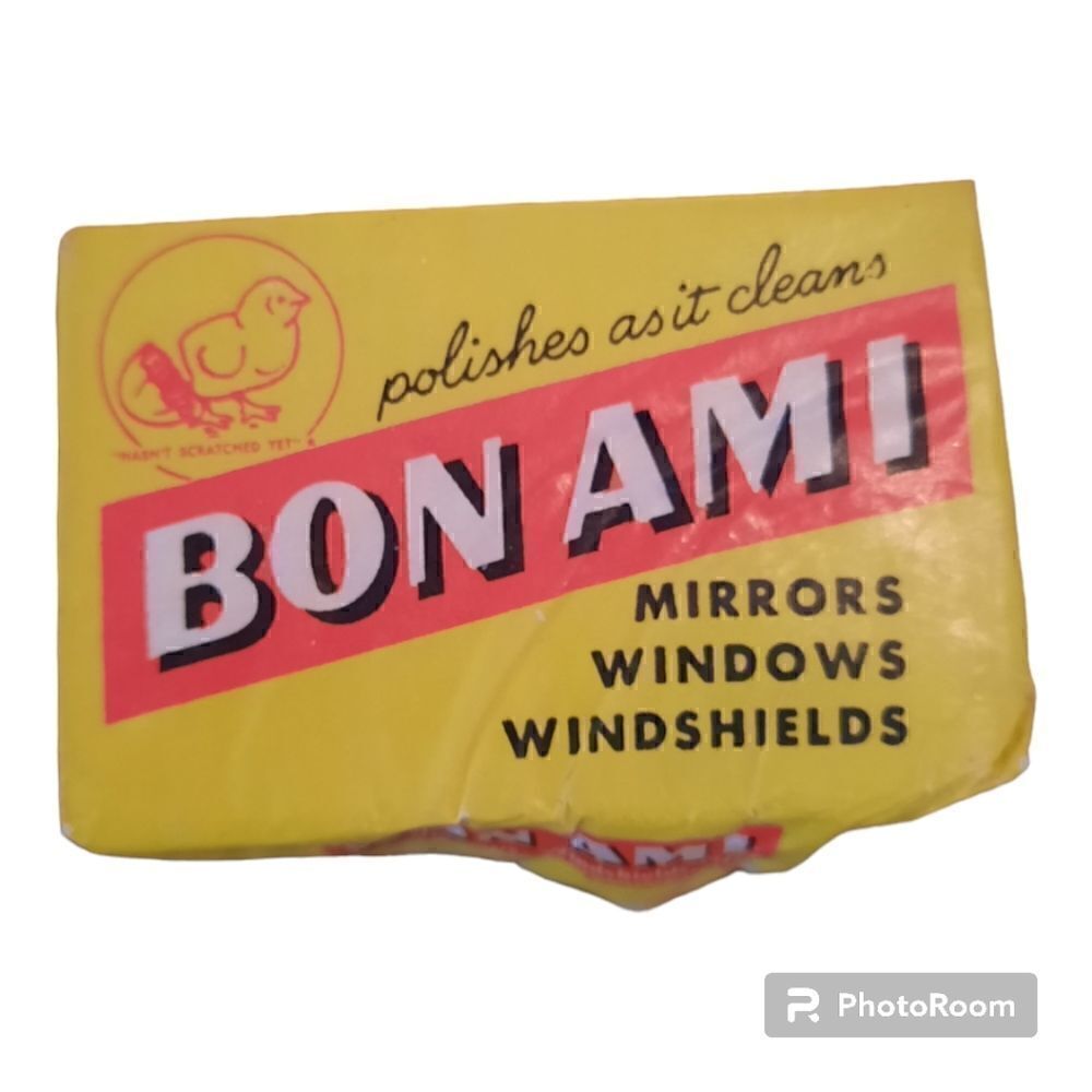 Vintage Bar Of BON AMI Modern Cleaning Bar Sealed For Glass Paint Bathrooms